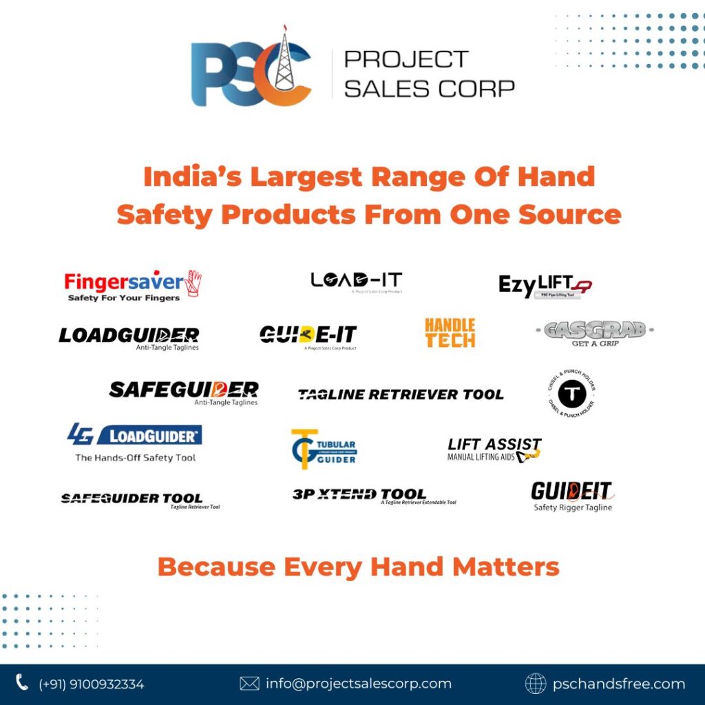 PSC GasGrab
PSC Hand Safety India - No Touch Hands Free Hands Off Safety Tool