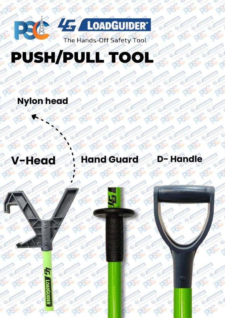 PSC Loadguider Push Pull Tool/Stick/Pole | No Touch Hand Free Safety Tool