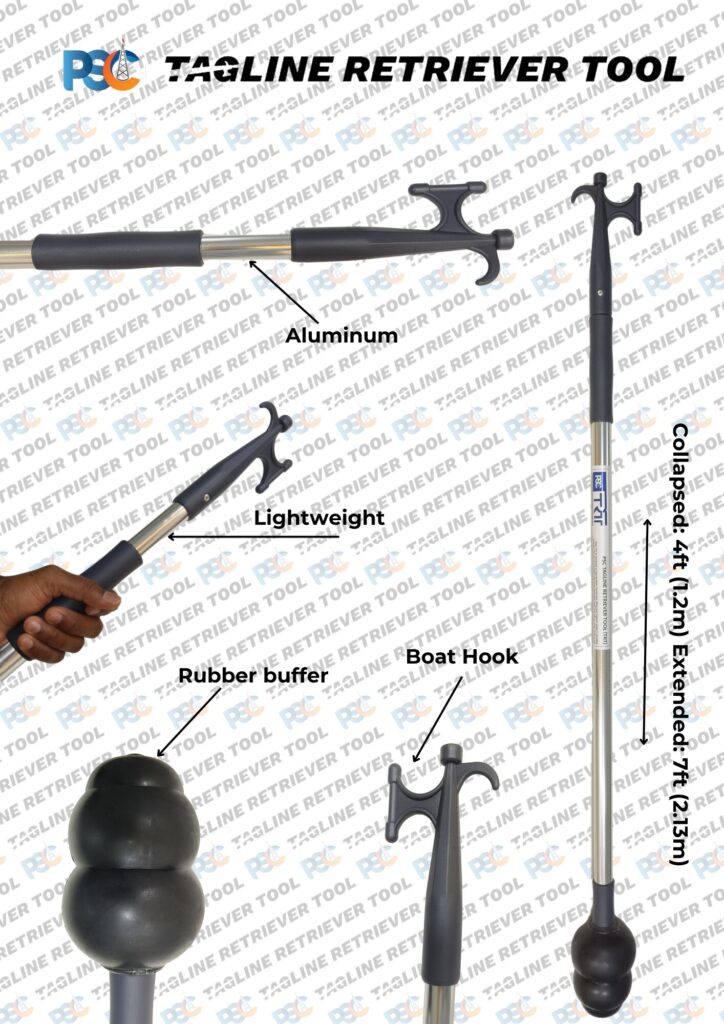 PSC Tagline Retriever Tool |PSC Hand Safety - No Touch Hands Free Hands Off Safety Tools
