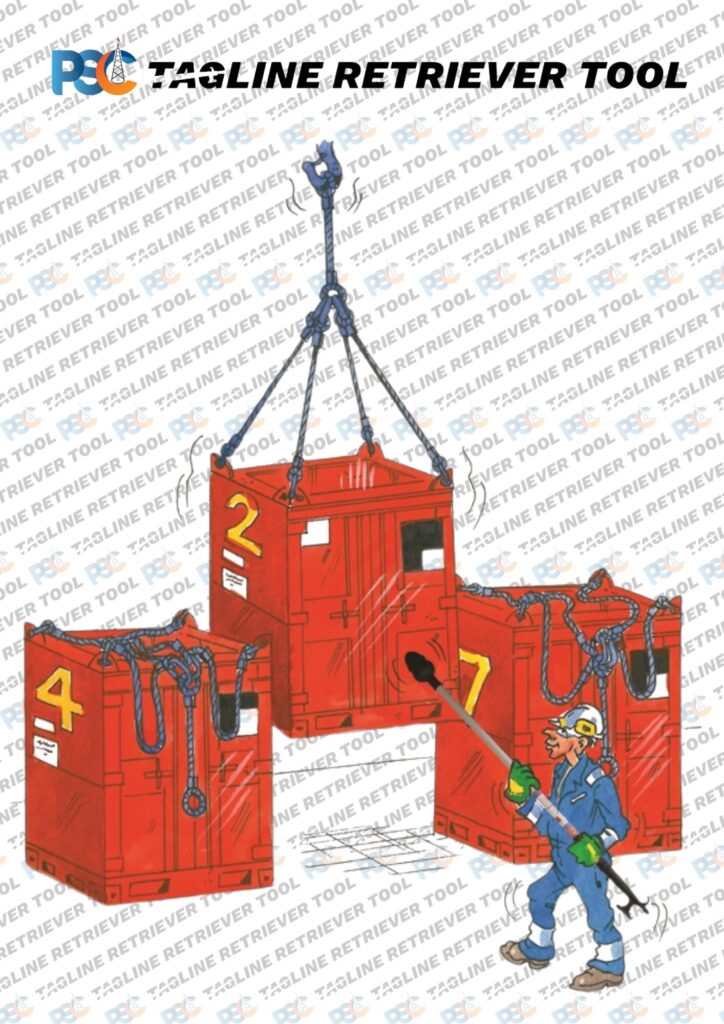 PSC Tagline Retriever Tool|PSC Hand Safety - No Touch Hands Free Hands Off Safety Tools
