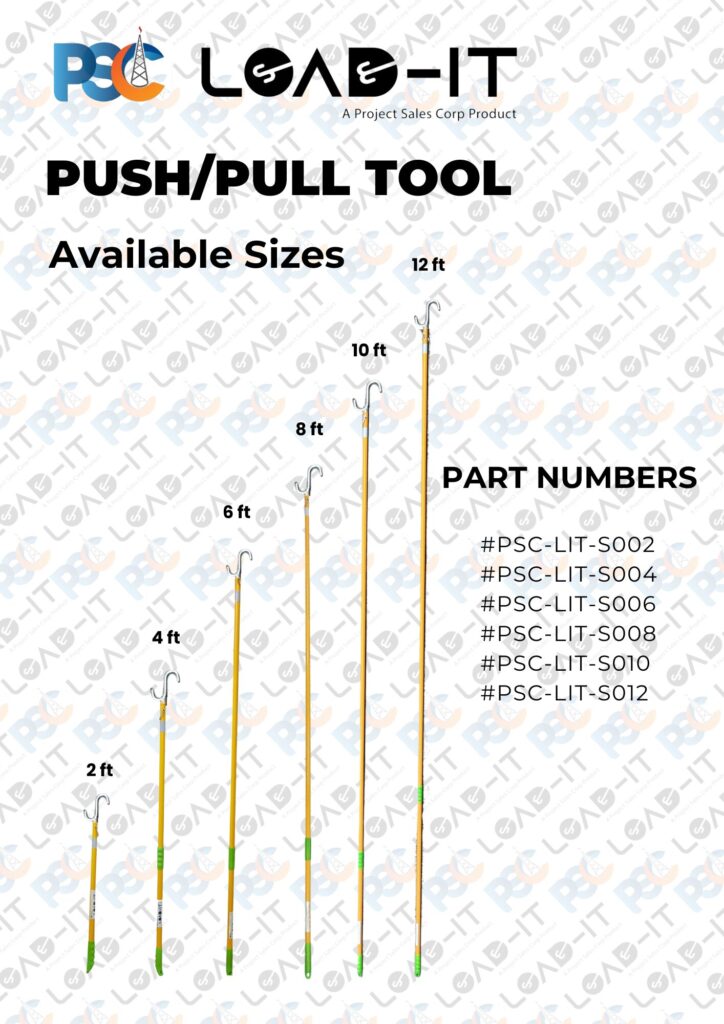 PSC Load-it Push Pull Tool/Stick/Pole | No Touch Hand Free Safety Tool