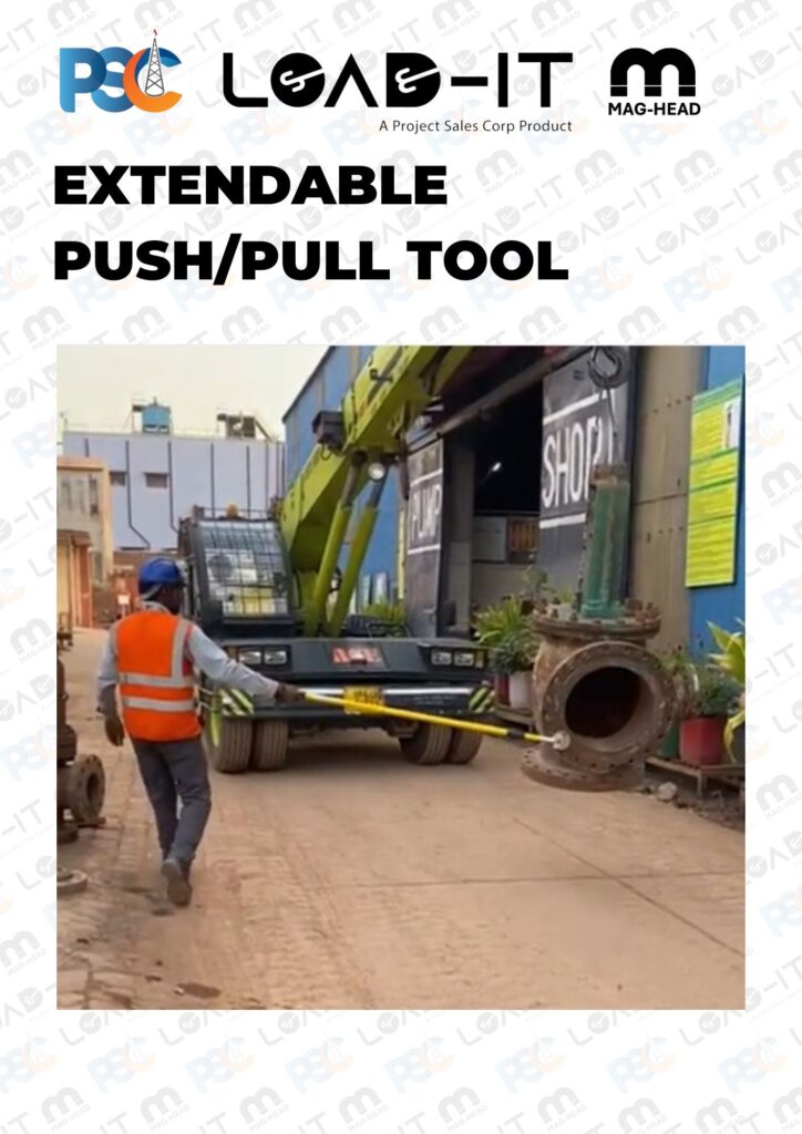 PSC Load-it® Maghead Extendable Push Pull Tool//Stick/Pole | No Touch Hand Free Safety Tool