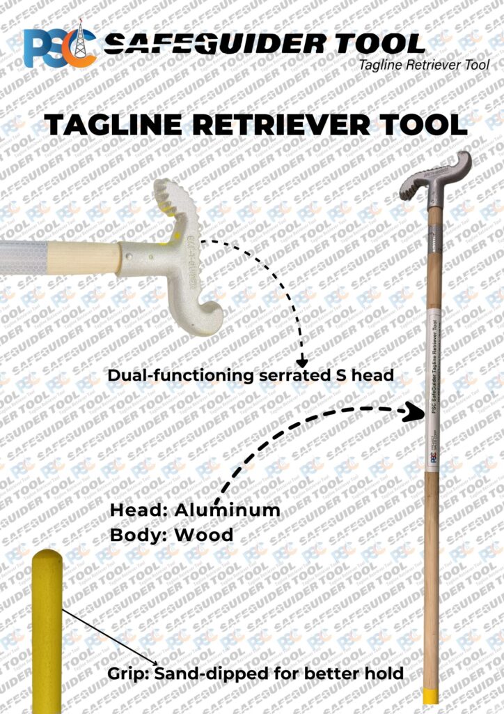 PSC SAFEGUIDER & TAGLINE RETRIEVER TOOL | PSC Hand Safety - No Touch Hands Free Hands Off Safety Tools